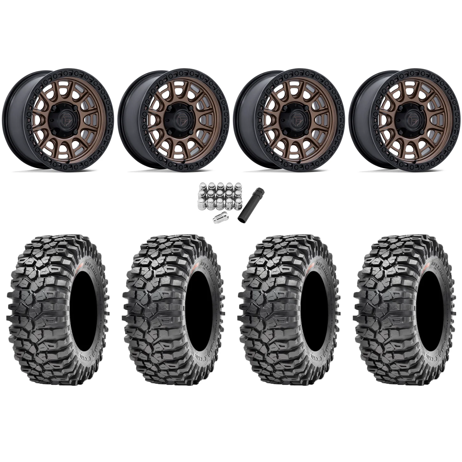 Maxxis Roxxzilla ML7 (Competition Compound) 32x10-15 Tires on Fuel